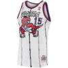 Toronto Raptors Vince Carter White 1998/99 Jersey - Image 2
