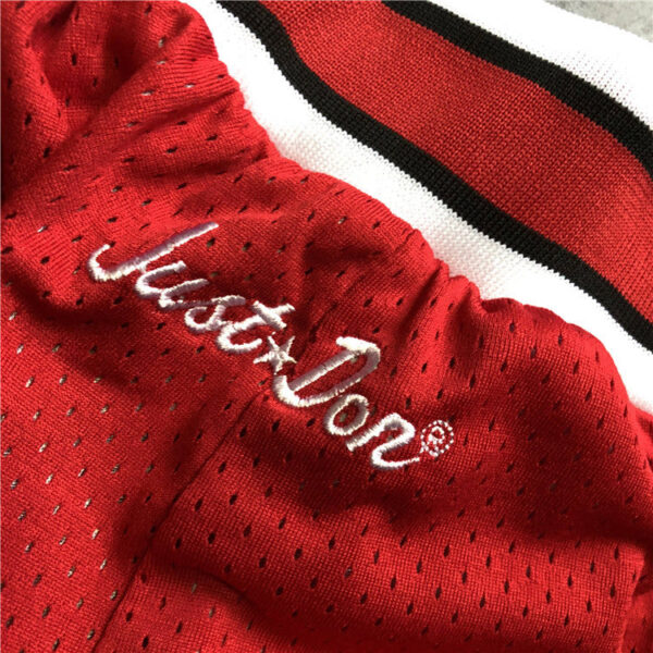 Chicago Bulls JUST DON co-branded shorts red - Image 4