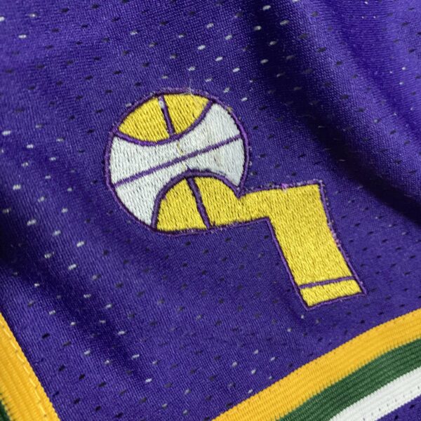 Utah Jazz JUST DON joint shorts purple - Image 2