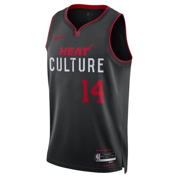 DUNK Sports NBA Tyler Herro Miami Heat  City Edition 2023-2024 season Jersey - Image 2