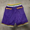 Utah Jazz JUST DON joint shorts purple - Image 6
