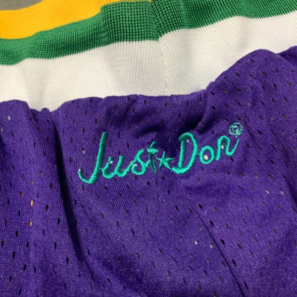 Utah Jazz JUST DON joint shorts purple - Image 8