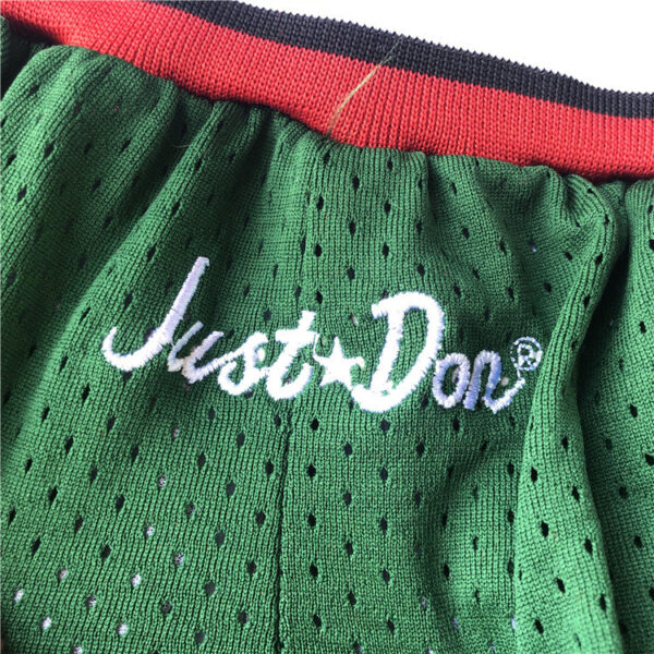 Chicago Bulls JUST DON joint pants championship logo-white shorts - Image 6