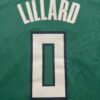 Milwaukee Bucks Damian Lillard Black  2023-2024 seasonJersey - Image 4