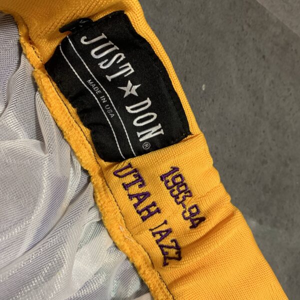 Utah Jazz JUST DON joint shorts purple - Image 5